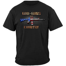 Load image into Gallery viewer, 2nd Amendment God, Guns & Country Premium Men's T-Shirt