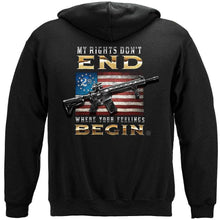 Load image into Gallery viewer, 2nd Amendment My Rights Don't end Premium Long Sleeve