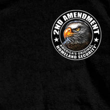 Load image into Gallery viewer, 2nd Amendment Original Homeland Security Down Flag Biker T-Shirt
