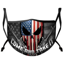 Load image into Gallery viewer, 2nd Amendment Skull Of Freedom Patriotic Face Mask