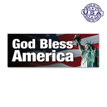 Load image into Gallery viewer, United States Patriotic God Bless America Bumper Strip Magnet (7.88" x 2.88")