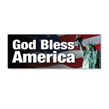 Load image into Gallery viewer, United States Patriotic God Bless America Bumper Strip Magnet (7.88" x 2.88")