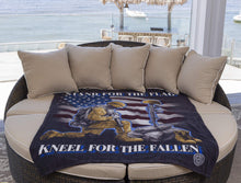 Load image into Gallery viewer, I Stand For The Flag Kneel For The Fallen Blanket - 50'x60'