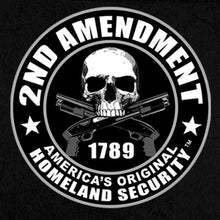 Load image into Gallery viewer, Men's 2nd Amendment America's Original Homeland Security Sleeveless Denim