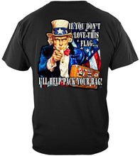 Load image into Gallery viewer, Uncle Sam Pack Your Bags Flag Design Premium T-Shirt