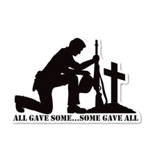 Load image into Gallery viewer, United States Veteran All gave Some Sticker (6.5" x 4.38")