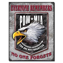Load image into Gallery viewer, Legends - POW MIA Eagle Tin Sign-Military Republic