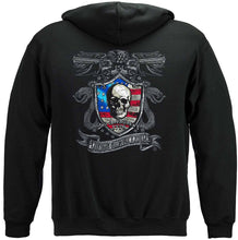 Load image into Gallery viewer, 2nd Amendment Don&#39;t Tread On Me Silver Foil Premium Hoodie
