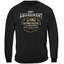 Load image into Gallery viewer, 2nd Amendment God Guns And Guts Premium Hoodie
