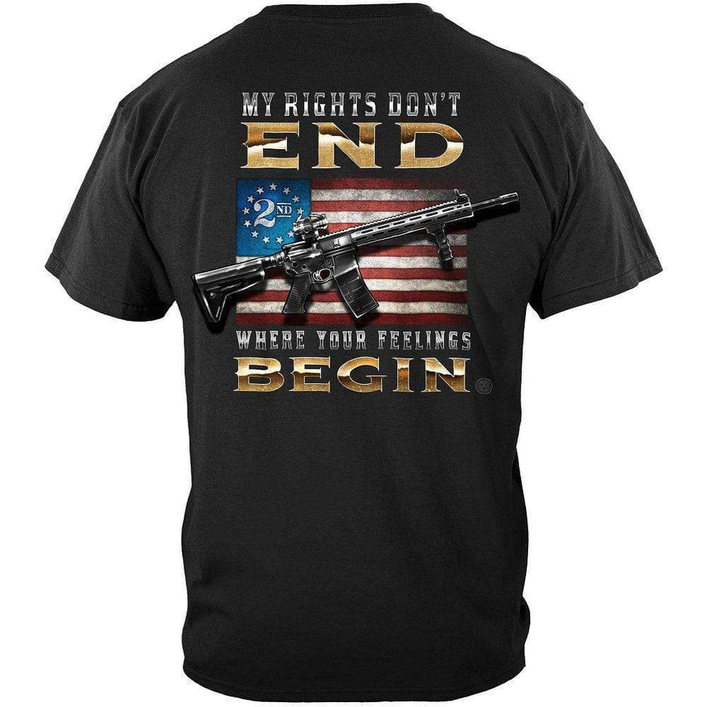 2nd Amendment My Rights Don't end Premium T-Shirt