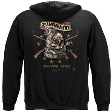 Load image into Gallery viewer, 2nd Amendment Tattoo This We&#39;ll Defend Premium Hoodie
