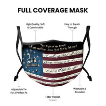 Load image into Gallery viewer, 2nd Amendment The Right of The People Patriot Face Mask
