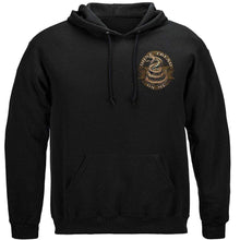 Load image into Gallery viewer, Don&#39;t Tread On Me Stone Gold Premium Hoodie
