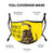 Don't Tread on Me Gadsen Flag Yellow Face Mask