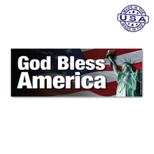 Load image into Gallery viewer, United States Patriotic God Bless America Bumper Strip Magnet (7.88&quot; x 2.88&quot;)
