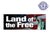 Land of the Free Bumper Strip Magnet (7.88" x 2.88")