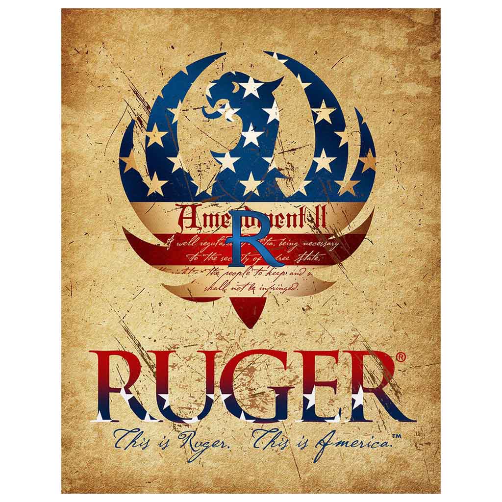 This is Ruger, This is America 2nd Amendment Tin Sign