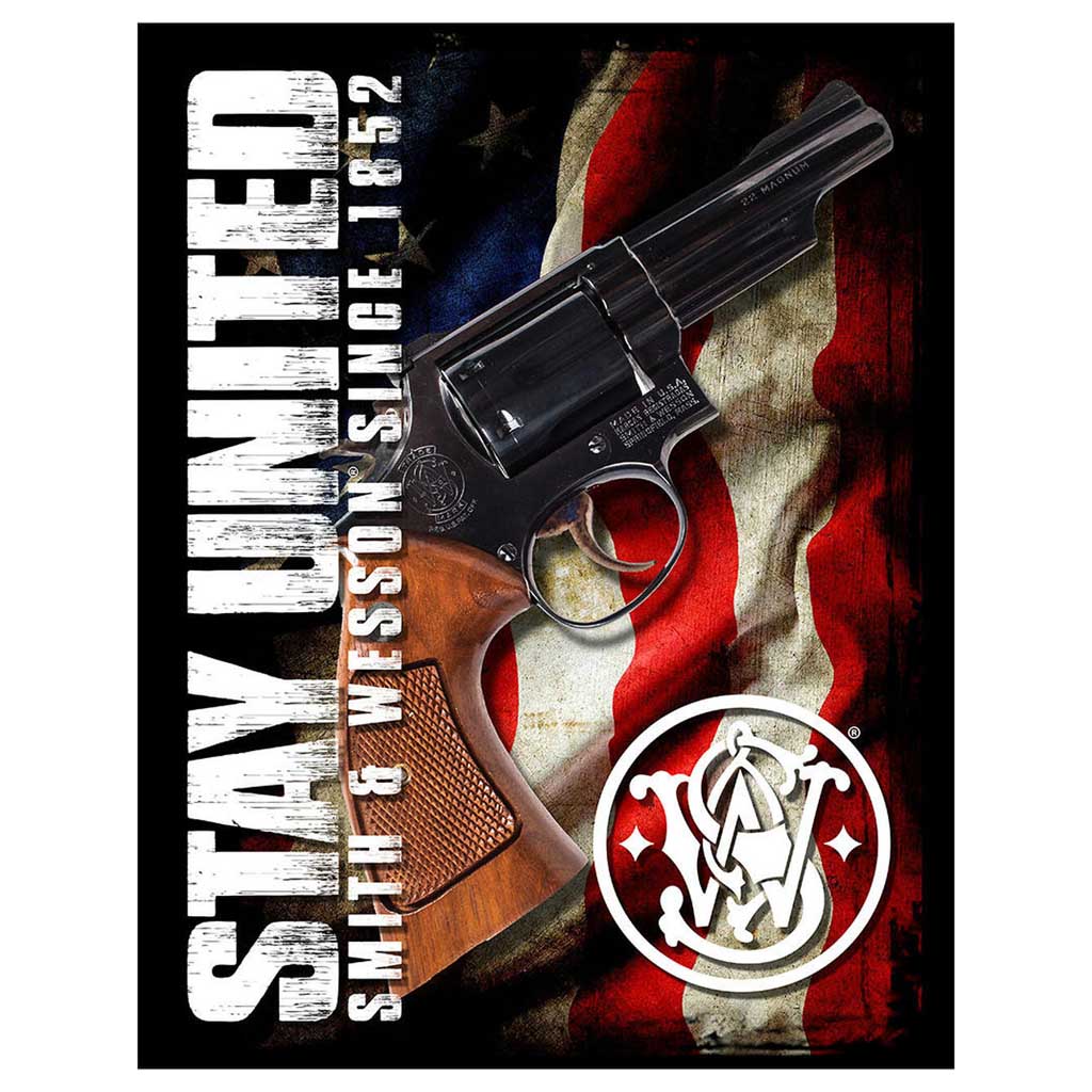 S&W - 1852 Stay United Tin Sign