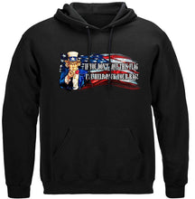 Load image into Gallery viewer, Uncle Sam Pack Your Bags Flag Design Premium Hoodie
