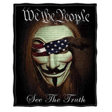 Load image into Gallery viewer, We The People See The Truth Premium Blanket 50&#39;x60&#39;
