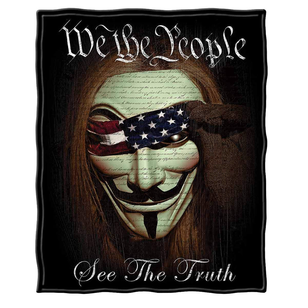 We The People See The Truth Premium Blanket 50'x60'