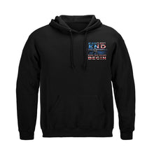 Load image into Gallery viewer, 2nd Amendment My Rights Don&#39;t End Patriotic Hoodie
